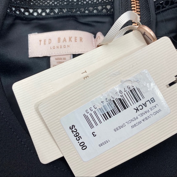 Ted Baker London Livsia Lace Panel Pencil Dress - Picture 9 of 13